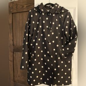 Beautiful Kate Spade polka dot raincoat